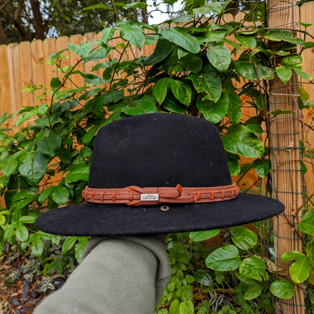 Conner Australian Wool Hat Leather Strap
